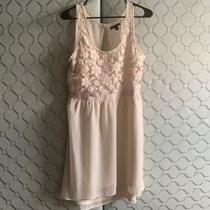 American eagle medium dusty pink dress